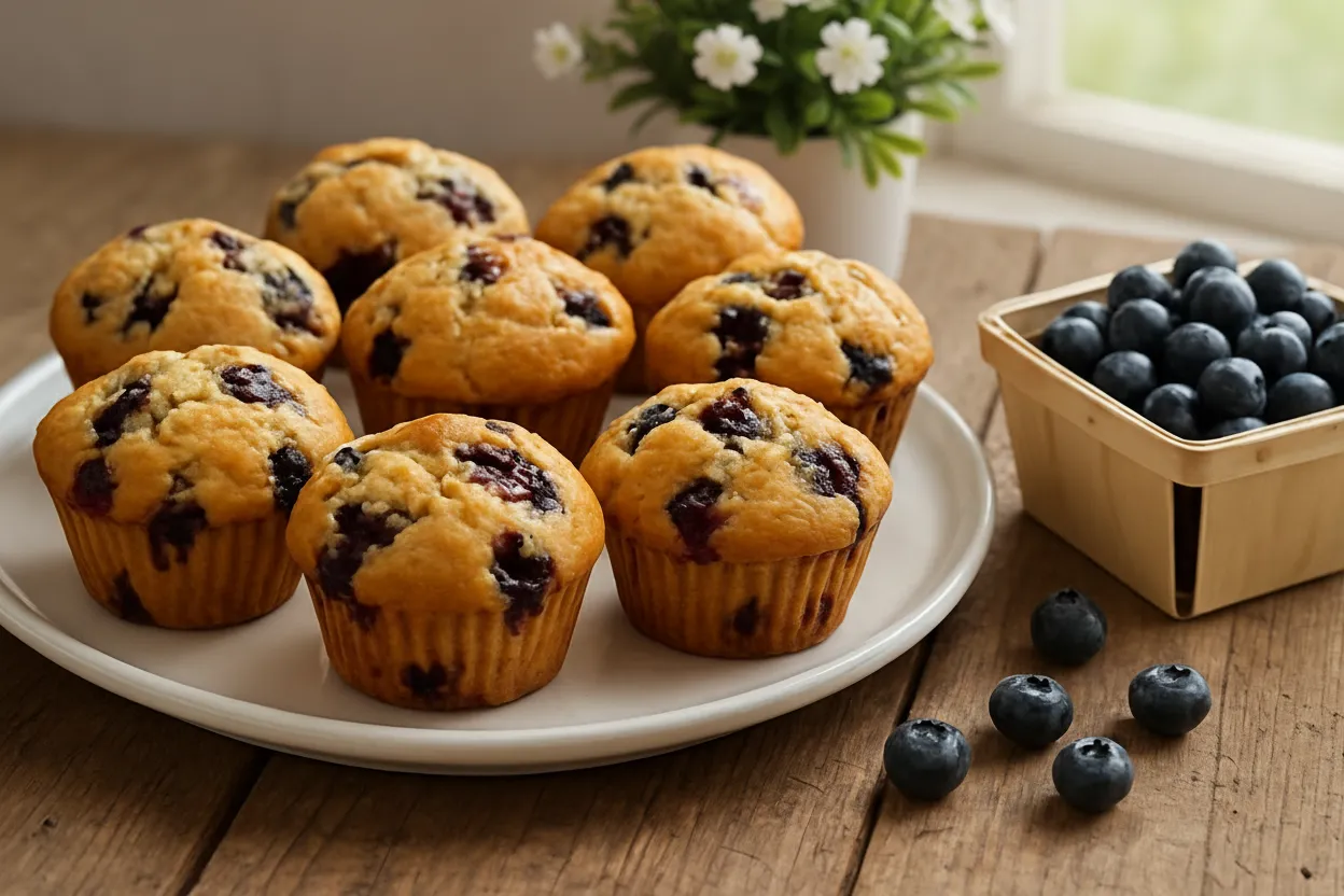 Muffins de Arándanos Saludables x 2 unidades