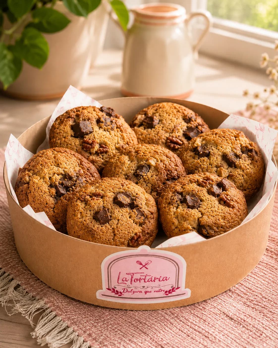 Galleta Saludable de Chocolate y Nueces 7 und