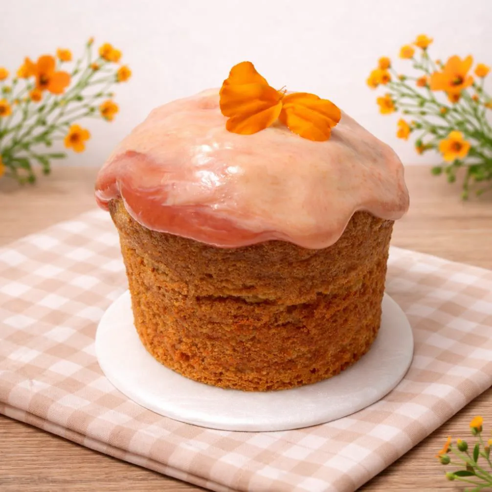 Torta de yogur griego y guayaba 6-8 porciones